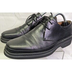 Toschi Apron Toe CIS Carbonlite Soles Business Casual Derby Shoe US 8.5 Black